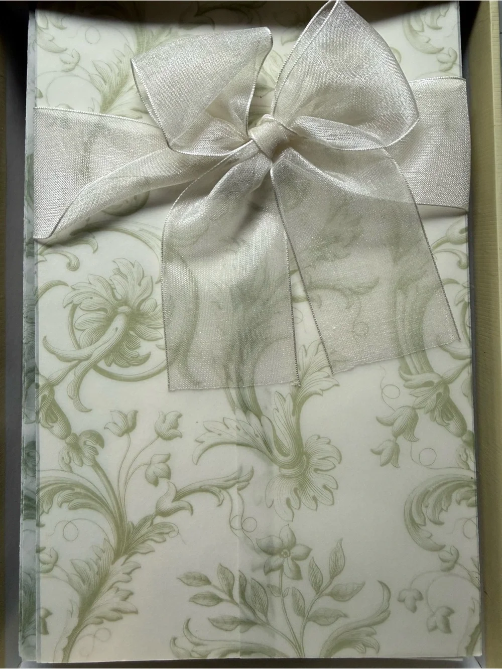 Soft Sage Floral Invitation Set of 25 Anna Griffin